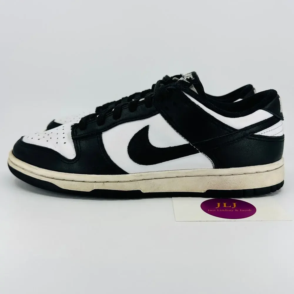 Nike Women's Dunk Low 'Panda' Black White Sneaker Shoes DD1503-101 Size 8.5